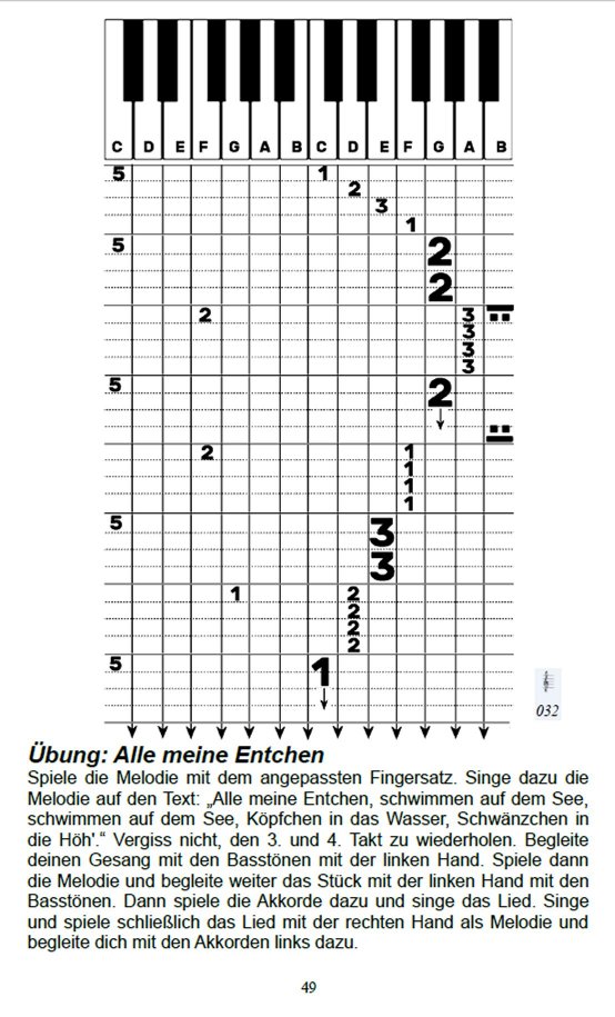 Buchseite Easy Piano Verlag Bunkahle