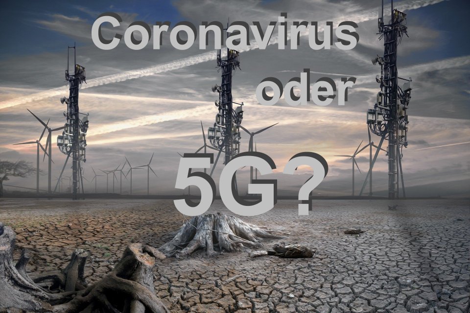 Illustration Coronavirus 5G Mobilfunk Bunkahle