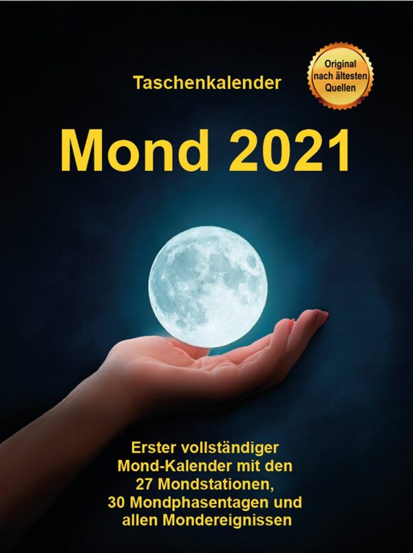 Kalender Taschenkalender Mond 2021 Bunkahle