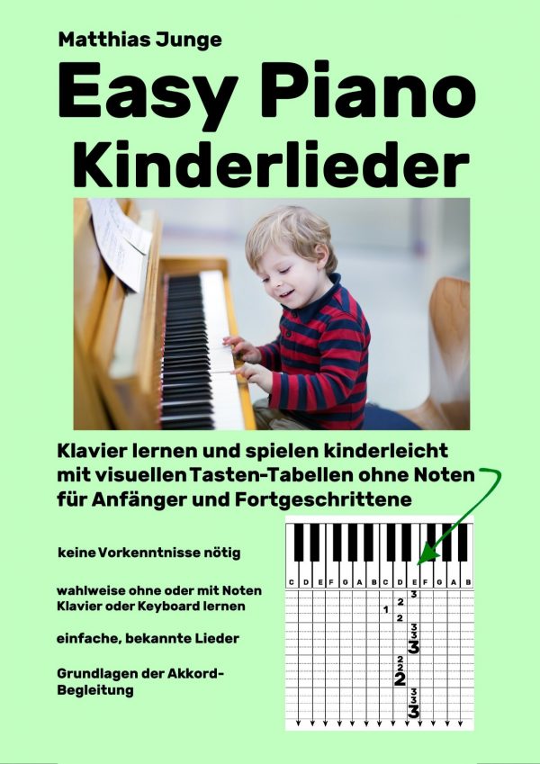 Easy Piano Kinderlieder Cover Bunkahle