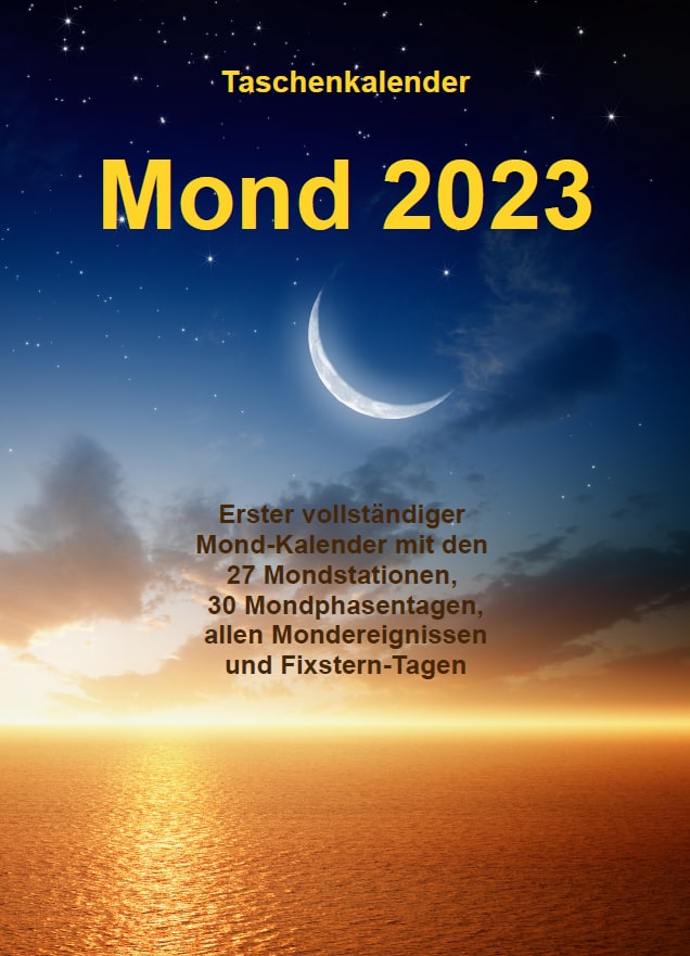 Taschenkalender Mond 2023